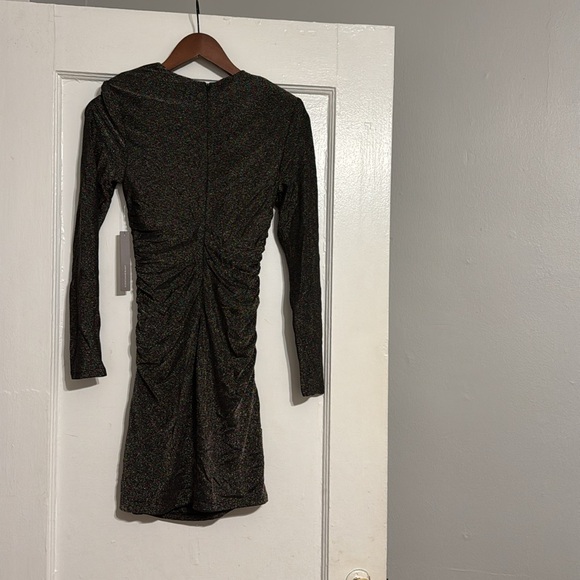 ✨ Anthropologie Ruched Cutout Mini Dress Sz S - Picture 10 of 11